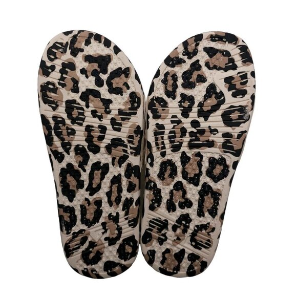 APL Lusso Slide NEW IN BOX Parchment Leopard Animal Print Quilted Women's US 5 - Picture 5 of 6